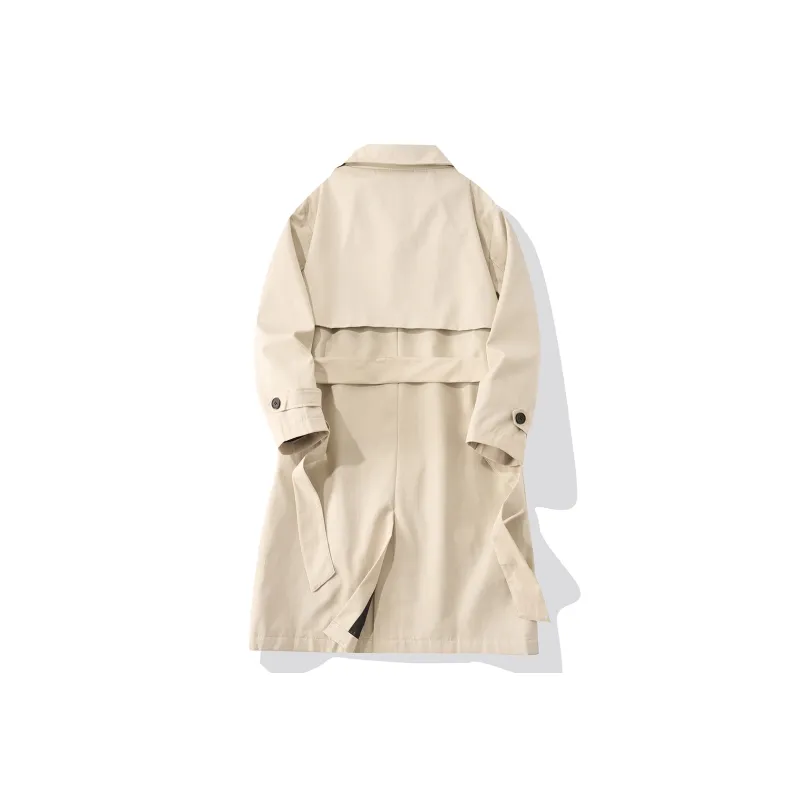 Cotton Trench Coats Unisex-4