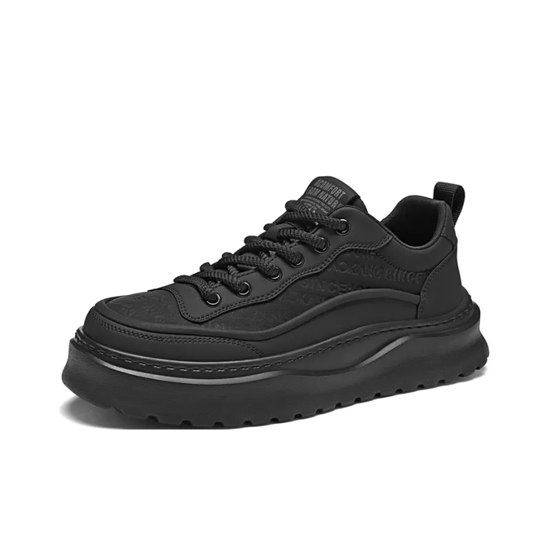 AOKANG Abrasion Resistant Lightweight Height Increasing Low Top Skateboard Shoes Men Exclusive Box-12