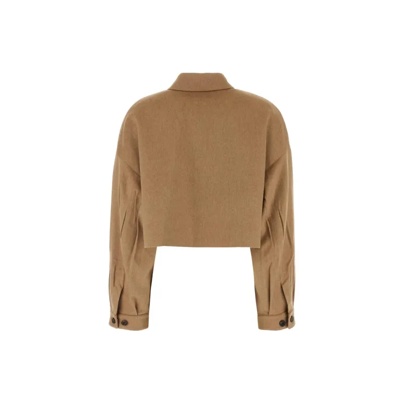 PRADA Camel hair Blouson Jacket-1