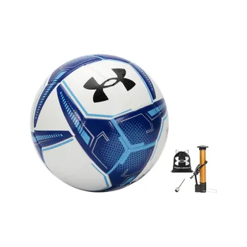 Under Armour Size 5 Soccer Machine Stitched Soccer Ball Unisex White Blue