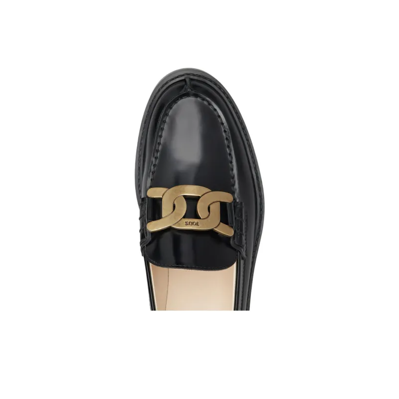 TOD'S Chain plaque Loafers Women's-5