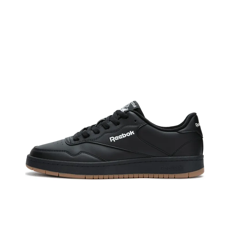 Reebok COURT 1000 Anti Slip Wear Resistant Low Top Skateboard Shoes Unisex Black Warrior-0