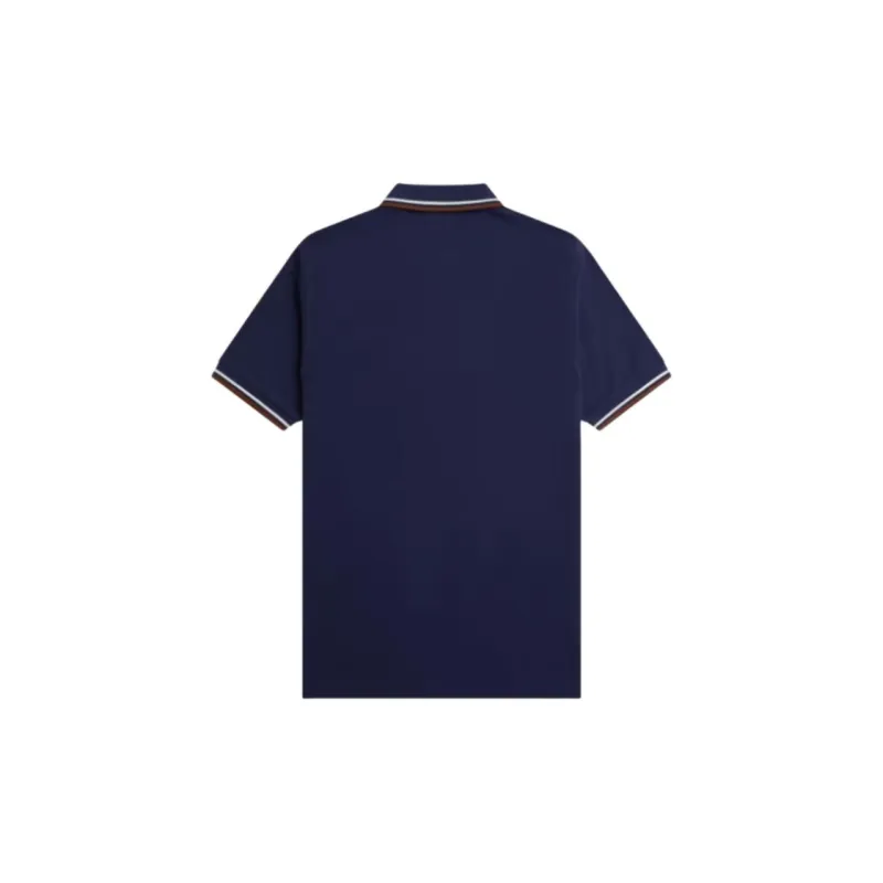 FRED PERRY Polo Shirt Men Marine Blue-1