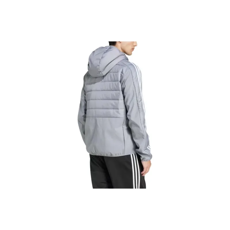 Adidas Free Shipping With AdiClub Essentials 3-Stripes Insulated Hooded Hybrid Jacket-1