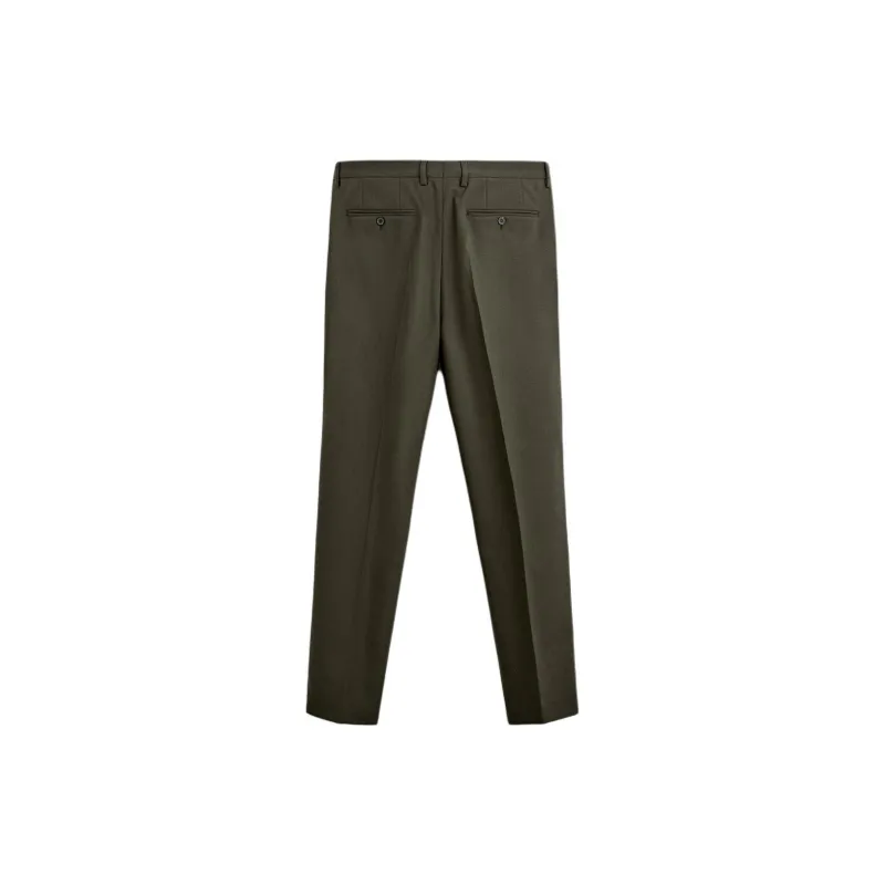 ZARA Suit Trouser Men Moss Green-1