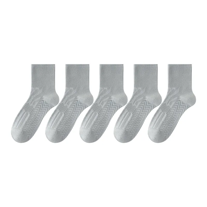 XXLLG Mid Calf Socks Men 5 Pack-3