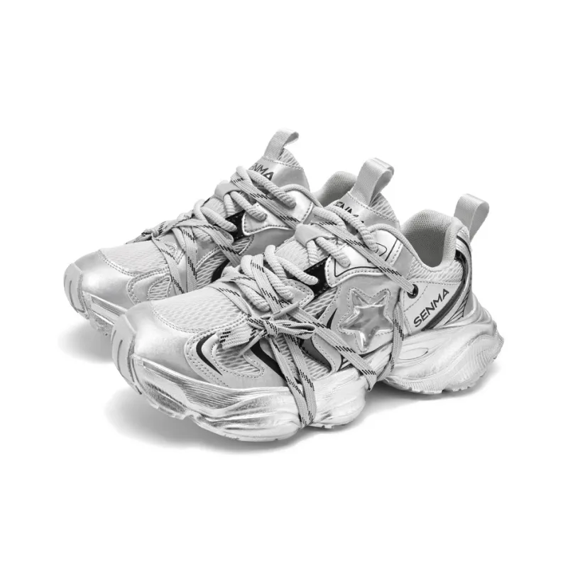 SENMA Low-Top Chunky Sneakers Men-8