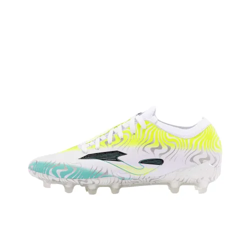 Joma Evolution Anti-Slip Wear-Resistant Soccer Shoes Unisex White