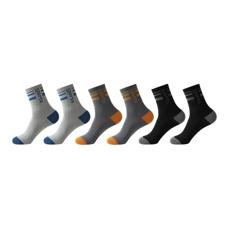PLANDOO Mid Calf Socks Men 6 Pack-11