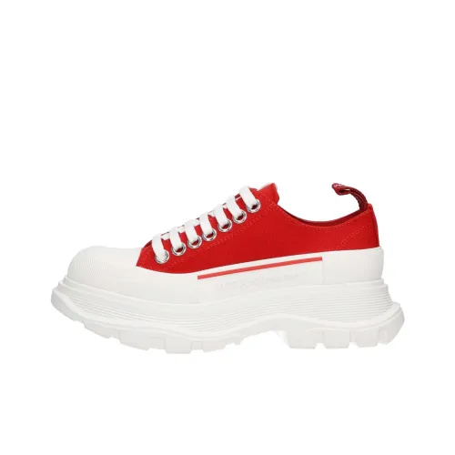 Alexander McQueen Low-Top Casual Shoes Women's Red