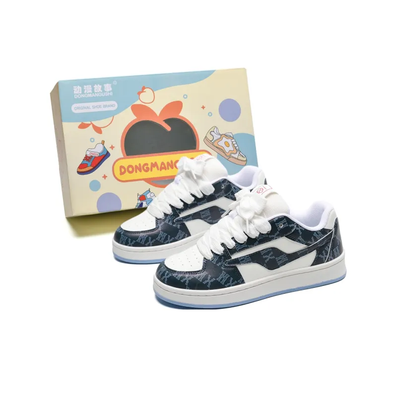 Anime Story Slip Resistant, Abrasion Resistant, Lightweight, Breathable Low Top Skateboard Shoes Unisex-0