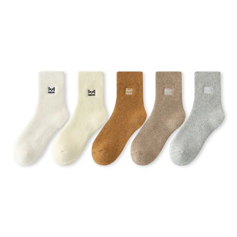 MIIOW Fruit Printing Series Mid Calf Socks Men 3 Pack-13