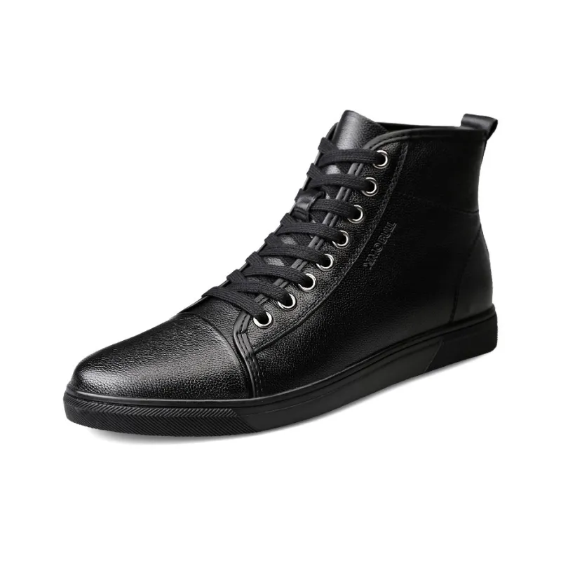 XIMO BULL Slip-Resistant Cushioning Abrasion-Resistant Skateboard Shoes Men Black-10