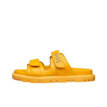 DIOR DiorAct Slide Slippers Women's Yellow