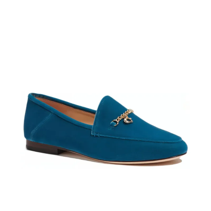COACH Hanna Loafers Women's Deep Turquoise-2