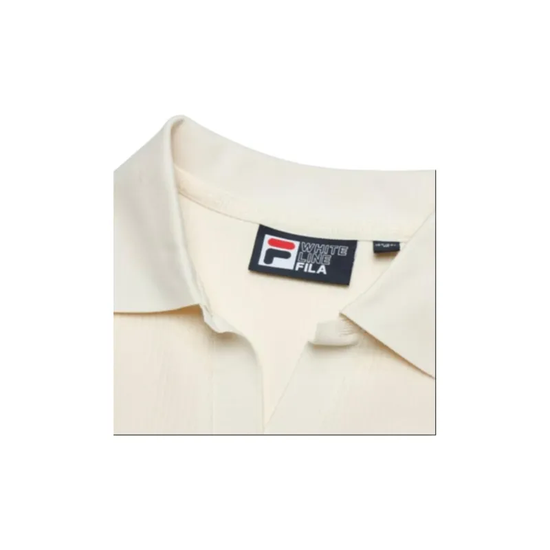 FILA SSS24 Short Sleeved Dress Women's Scallion White-4