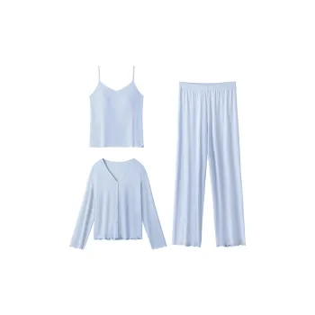 NEIYIN Pajama Set Women's 3 Pack Aqua Blue
