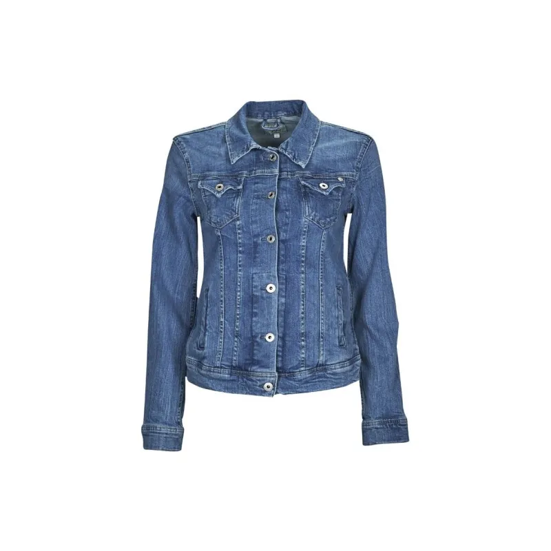 Pepe Jeans Denim Jacket Women's Blue-4