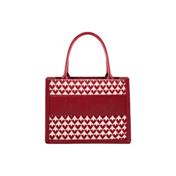 Vigno Synthetic Leather Handbag Shoulder Bag Women's Red