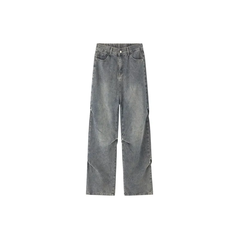 PAINT STAIN Jeans Unisex Dark Purple-75
