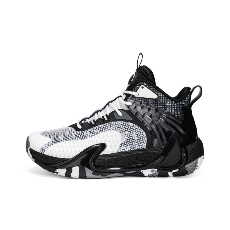 ANDEZHANMUSI Slip Resistant And Abrasion Resistant Coverage Mid Top Basketball Shoes Unisex-0