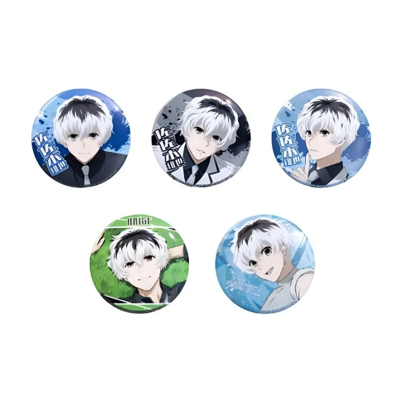 BOOM COMIC Tokyo Ghoul: Ken Kaneki Sasaki And Kuroiwa Badges-0