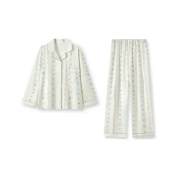 WANANNI Pajama Set Women's Light Green