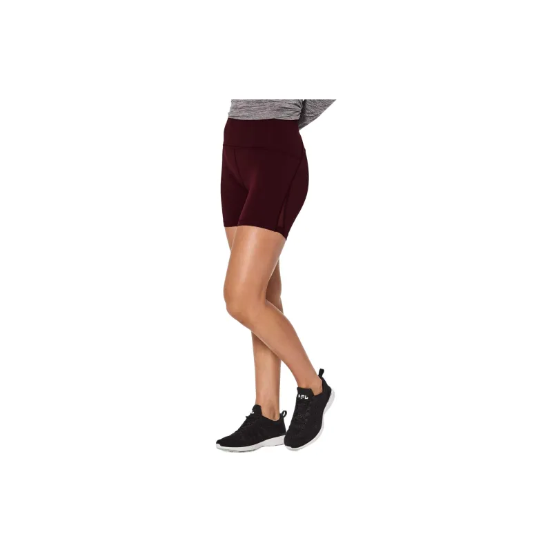 Lululemon Train Times Sports Shorts Women's Burgundy-1