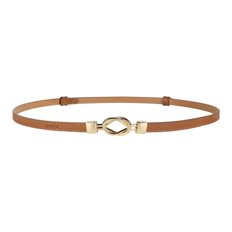 MEXICAN Cow Split Leather Belts Women's 1cm-5