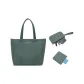Gray Green Three-Piece Set