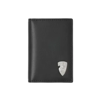 Burberry Calfskin Card Holder Men Slate