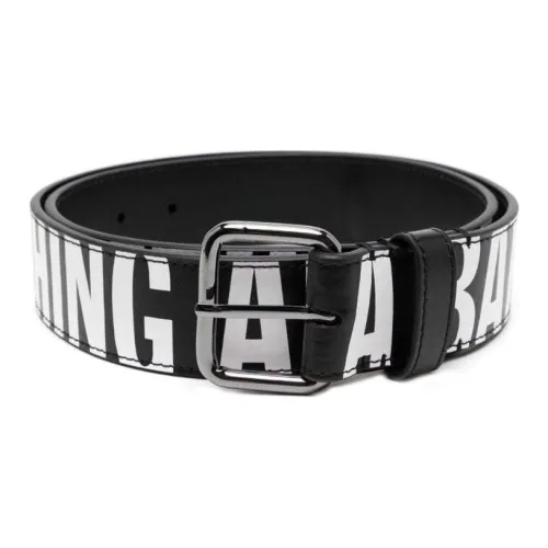 A BATHING APE Logo print Leather Belt
