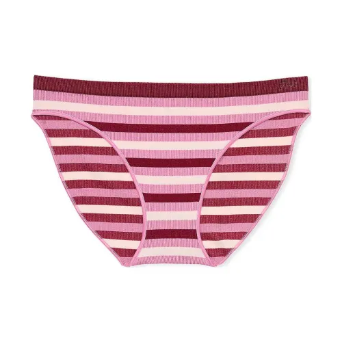 Victoria's Secret PINK Seamless Bikini Panty / Moonstone Pink Stripe Print Underpants Women's 1 Pack Pink