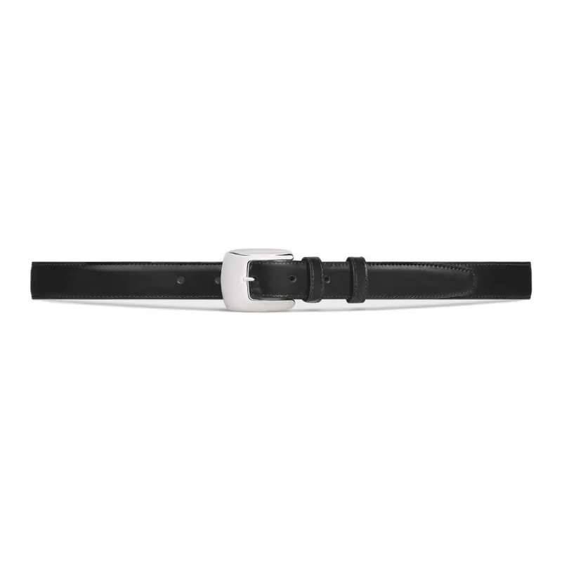 CELINE Leather Belts Men Black Width  2.5CM-1