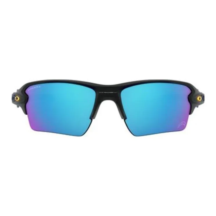 Oakley Plastic Irregular Shape Sunglasses Men Matte Black-1
