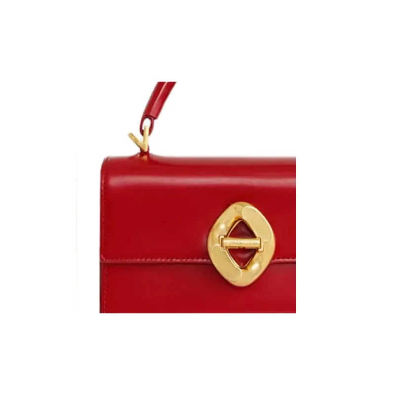 REBECCA MINKOFF Genuine Leather Handbag Shoulder Bag Crossbody Bag Mini Women's Red-3
