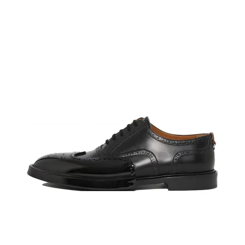 Burberry Dress Shoes Men Low-Top Black