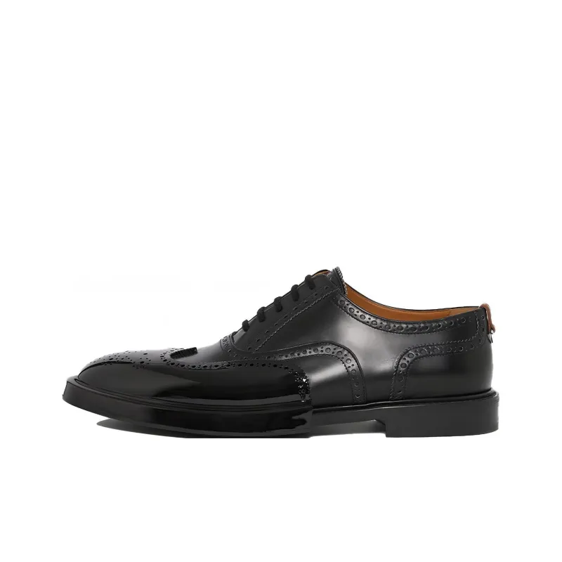 Burberry Dress Shoes Men Low-Top Black-0