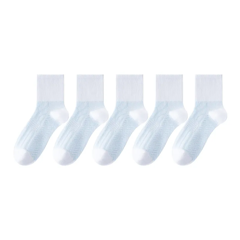 XXLLG Mid Calf Socks Men 5 Pack-2
