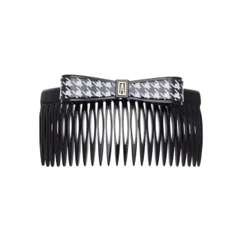 ALEXANDRE DE PARIS Houndstooth Hair Comb Hair Accessory Headpiece Women's