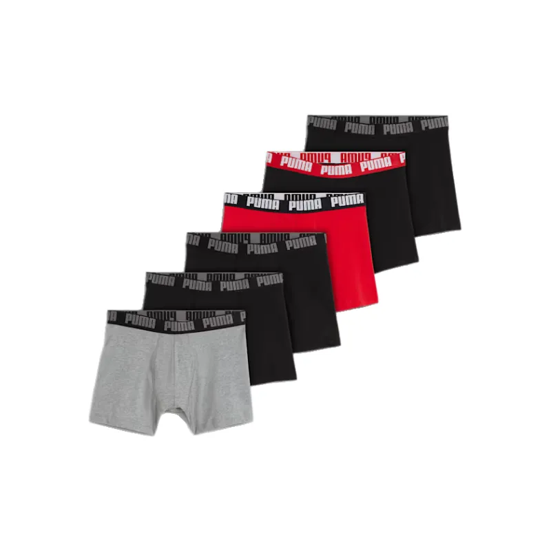 PUMA Boxer Briefs 6-Pack Men Underpants Men's 6 Pack-2