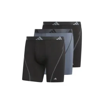 Adidas Free Shipping With AdiClub Performance Mesh Graphic Boxer Briefs 3 Pack