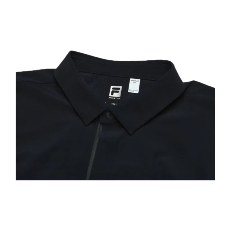 FILA Tennis Polo Shirts Men Black-4