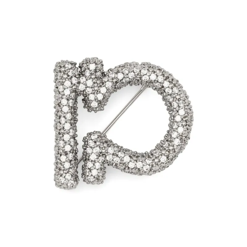 JIL SANDER Omega shaped Brooch-0