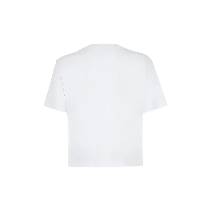 FENDI Zip Detailed Crewneck T Shirt-1