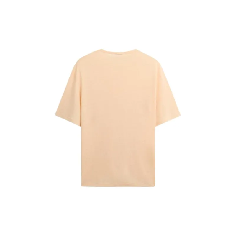 ZARA T Shirts Men Light Pink-1