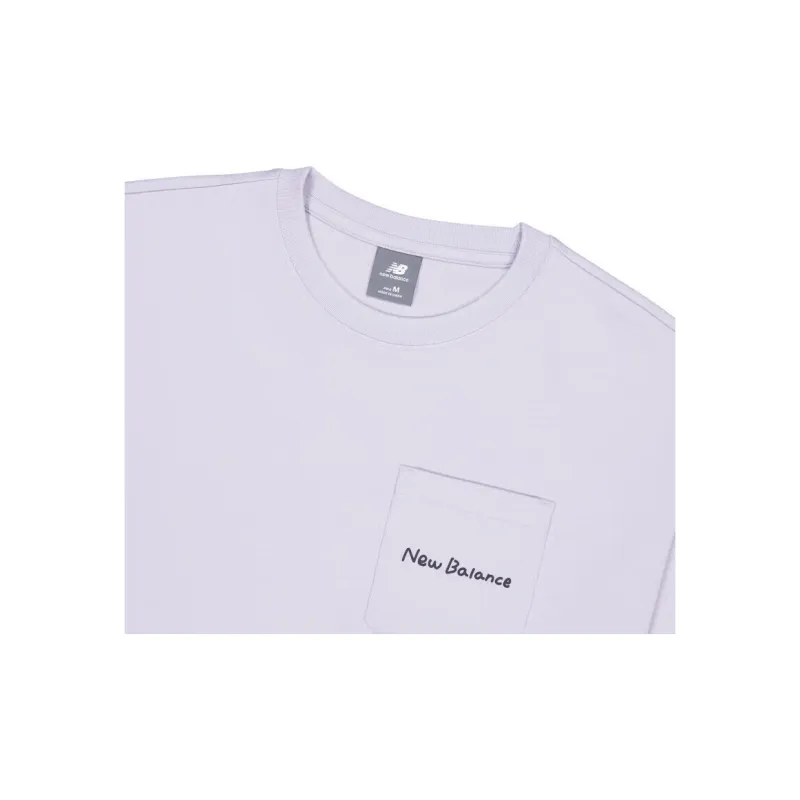 New Balance SS24 Drop Shoulder Sleeve T Shirt Women's Purple-4