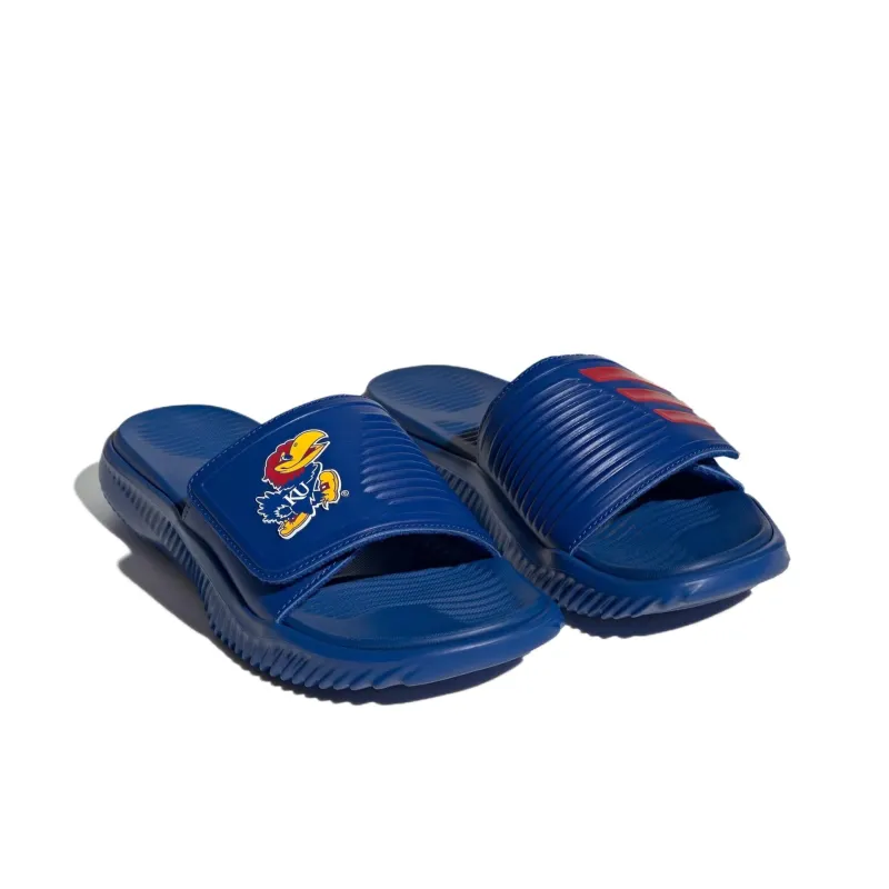 Adidas Alphabounce Slide 2.0 Kansas Collegiate Royal Team Power Red Bright Gold-2