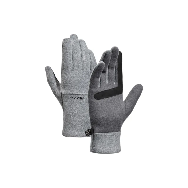 HLA Polyester Knit Gloves Women's-4
