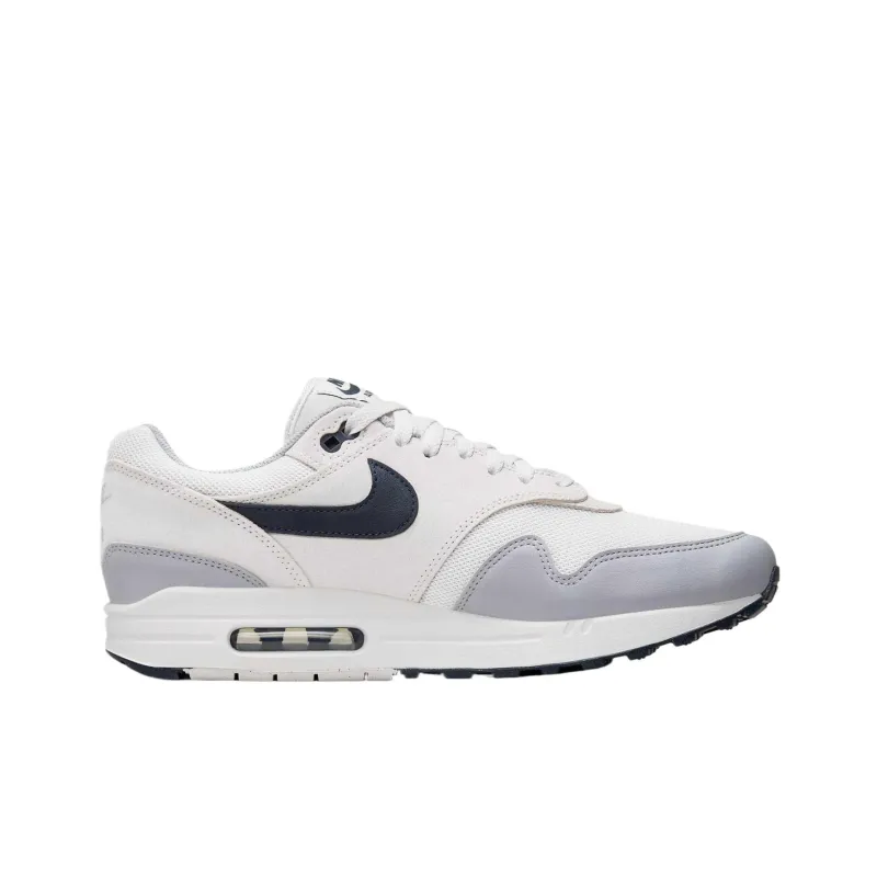 Nike Air Max 1 Slip Resistant Low Top Running Shoes Men White-1
